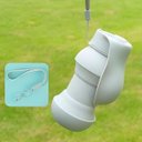 Ver imagem 3 de Bebedouro Pet Dobrável Silicone com Calça Branco 300ml
