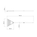 Ver imagem 4 de Vassoura com 18 Dentes Tramontina em Polipropileno Laranja com Cabo de Madeira 120 Cm Tramontina