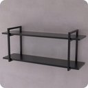 Ver imagem 6 de Prateleira Estilo Industrial Banheiro Parede Gnd Pp 60cm