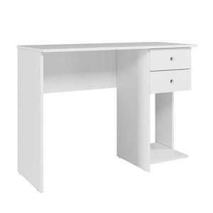 Mesa Escrivaninha 4115 2 Gavetas Branco - Qmovi