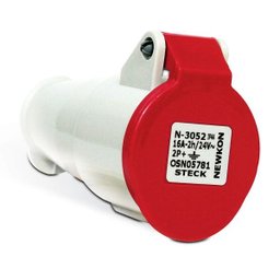 Acoplamento Newkon 2p+t 32a 380/440v Steck - 1 Acoplamento Newkon 2p+t 32a 380/440v Steck - 1