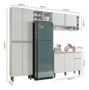 Ver imagem 5 de Coz. Modulada Completa Vanessa 230cm C/ Armário Aér. Ajl Mvs
