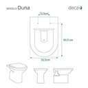 Ver imagem 3 de Tampa de Vaso Decorado Borboleta Duna para Bacia Deca