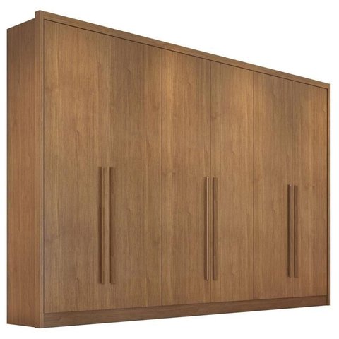 Guarda Roupa Casal Livorno 6 Portas 8 Gavetas Cumaru 23 – Novo Horizonte