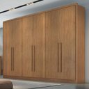 Ver mais imagens de Guarda Roupa Casal Livorno 6 Portas 8 Gavetas Cumaru 23 – Novo Horizonte