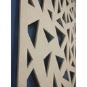 Ver imagem 5 de Painel Vazado Divisória Mdf Santorini Crú - 0,60x2,60m