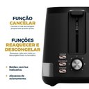 Ver mais imagens de Torradeira BTR06A 7 Níveis Funções Reaquecer e Descongelar Preto Britânia 110V