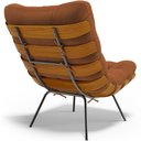 Ver imagem 2 de Poltrona Decorativa Costela L02 Bouclê Terracota - Lyam Decor