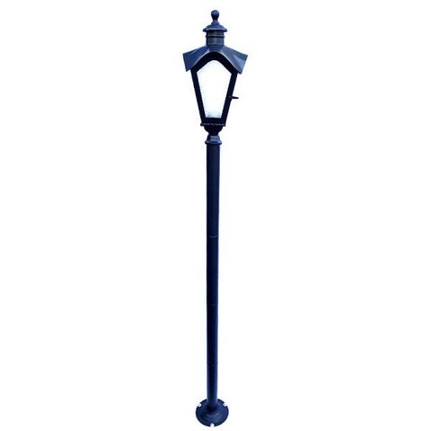 Poste de Ferro Colonial Linha Sinhá 170cm Preto