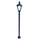 Ver imagem 1 de Poste de Ferro Colonial Linha Sinhá 170cm Preto