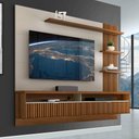Ver imagem 1 de Painel para Tv até 65 Polegadas Ripado Araruna Linea Brasil Freijó/off White