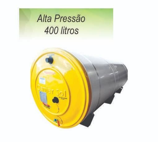 Boiler/reservatório para Aquecedor Solar 400 Litros Aço Inox 304 Alta Pressão - 3