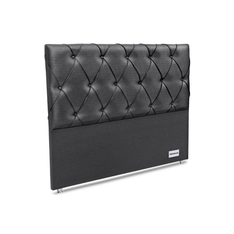 Cabeceira Cama Box Estofada Murat Facto Gray Casal - Courano Cinza - Ortobom