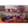 Jogo de Panelas Tramontina Turim 10 Peças:rosa - 2