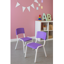 Ver imagem 1 de Kit 2 Cadeiras Infantil Iso Roxo Brinquedoteca Escolas Ecomhome