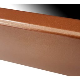 Espelho 40cm Quadrado Cobre com Moldura em Alumínio - 4 Espelho 40cm Quadrado Cobre com Moldura em Alumínio - 4