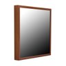 Espelho 40cm Quadrado Cobre com Moldura em Alumínio - 1