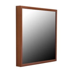 Espelho 40cm Quadrado Cobre com Moldura em Alumínio - 1 Espelho 40cm Quadrado Cobre com Moldura em Alumínio - 1