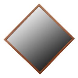 Espelho 40cm Quadrado Cobre com Moldura em Alumínio - 3 Espelho 40cm Quadrado Cobre com Moldura em Alumínio - 3