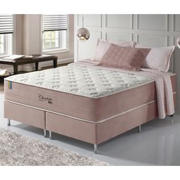 Cama Box Queen Anjos Colchões  Molas Ensacadas Visco Gel Charlotte 158x198x73 - 2