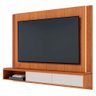 Painel Tv 75 Pol e Bancada Suspensa Trento Freijó-off White C05 Mpozenato - 1