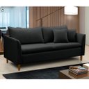 Ver imagem 1 de Sofá Living Kassia 2 Lugares 1,64m Grafite Lansofbr Lansof Brasil