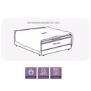 Ver imagem 3 de Pillow Top Queen Dupla Face 200 Fios 6cm 158x200cm Branco