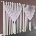Ver imagem 1 de cortina blackout Miami corta luz d 6,00 x 2,90 ilhios branco