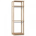 Ver imagem 3 de Módulo Closet com Cabideiros Clothes Be Mobiliário