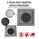 Ver imagem 6 de Ralo Aluminio Modelo 15x15 Reta com Dupla Tela e Coletor Cinza Saída Adapt de 40mm até 100mm