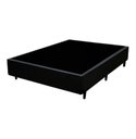 Ver imagem 1 de Base Box Viúva 128x188 Corino Preto Bio Box