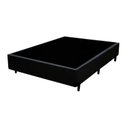 Ver imagem 1 de Base Box Viúva 128x188 Corino Preto Bio Box