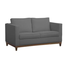 Sofá 2 Lugares Aspen Suede Cinza - 1