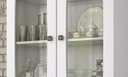 Ver mais imagens de Cristaleira 2 Portas de Vidro 2 Gavetas Off White Nature Liz