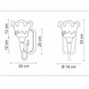 Ver imagem 2 de Arandela Canga para 1 Lâmpada Country Madelustre