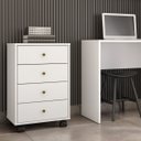 Ver imagem 6 de Gaveteiro Office Presence com Rodizios 29110 Branco Demobile