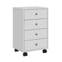 Ver imagem 1 de Gaveteiro Office Presence com Rodizios 29110 Branco Demobile