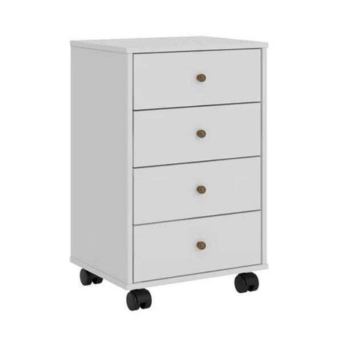 Gaveteiro Office Presence com Rodizios 29110 Branco Demobile