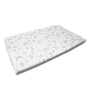Colchonete para Berço TAM 2 (95x61x4) Cosco Branco Estampado