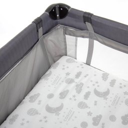 Colchonete para Berço TAM 2 (95x61x4) Cosco Branco Estampado - 7
