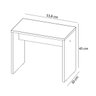 Banqueta 45cm Ideal 9050 Branco Demobile - 2