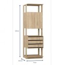 Ver imagem 3 de Módulo Closet 2 Portas 3 Gavetas Clothes Be Mobiliário