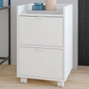 Ver imagem 1 de Gaveteiro com Rodízios 2 Gavetas Bho 34-06 Branco - Brv Móveis