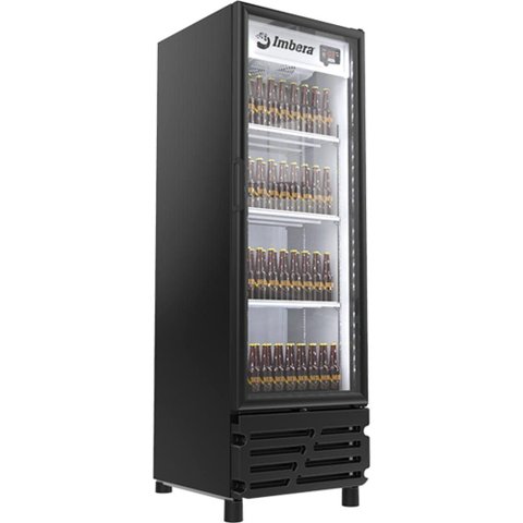 Cervejeira Imbera 569 Litros Porta de Vidro Preto Ccv355-220v