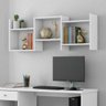 Nicho Organizador Decorativo de Parede Million Quarto Sala Escritório Branco - 1