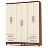 Guarda-Roupa Line Casal 6 Portas MDP Vila Rica - 2