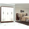 Guarda-Roupa Line Casal 6 Portas MDP Vila Rica - 1