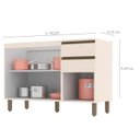 Ver imagem 2 de Balcao Henn Connect 3pts 2gvs 1,20m 100 Mdf S/tampo - C66-139