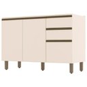 Ver imagem 1 de Balcao Henn Connect 3pts 2gvs 1,20m 100 Mdf S/tampo - C66-139