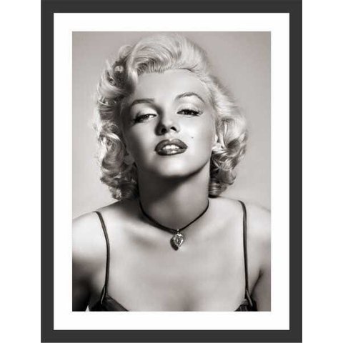 Quadro Decorativo Marilyn Monroe Vintage Quartos Salas Interiores Com Moldura